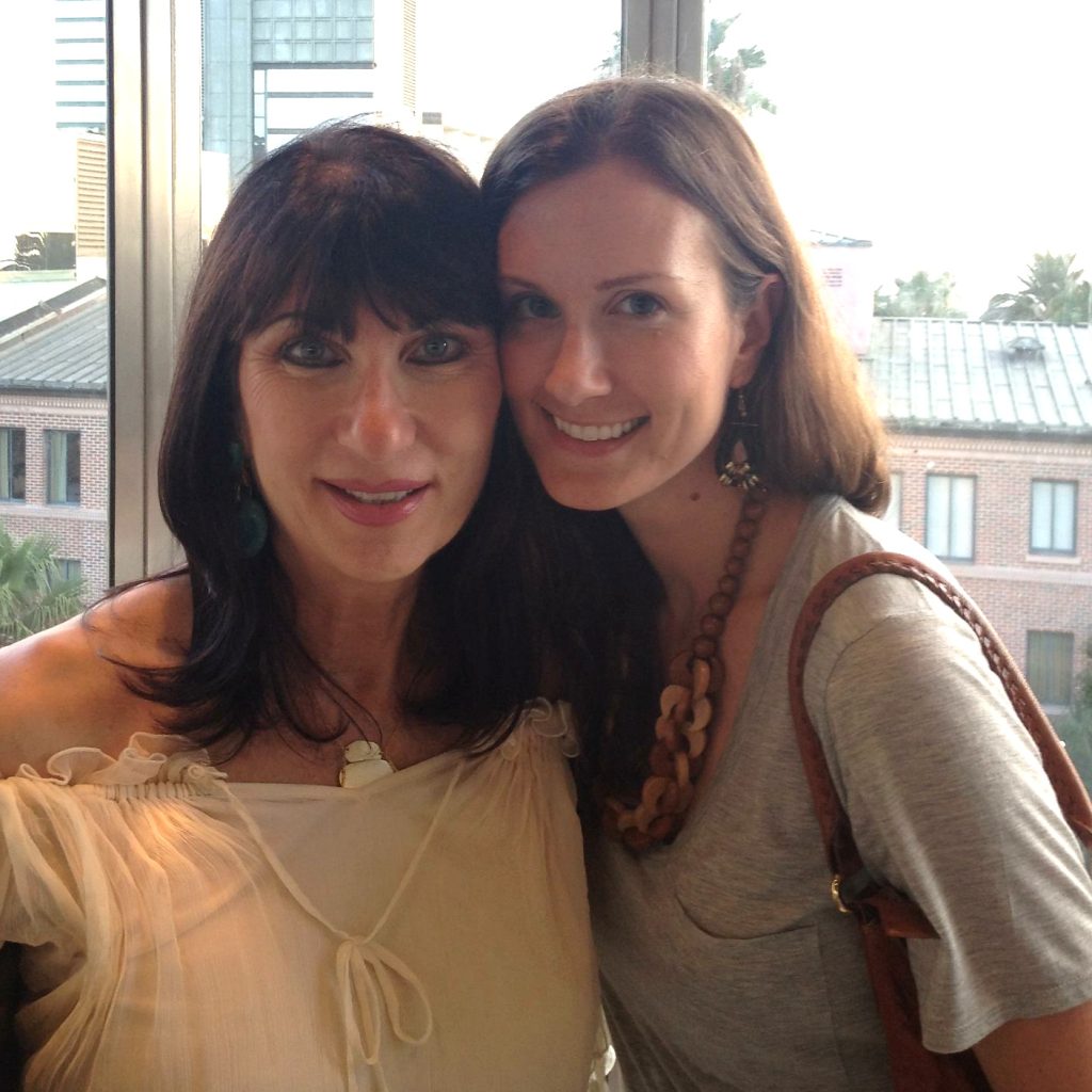 Lindsay and her mom, Diane, together by a sunny window