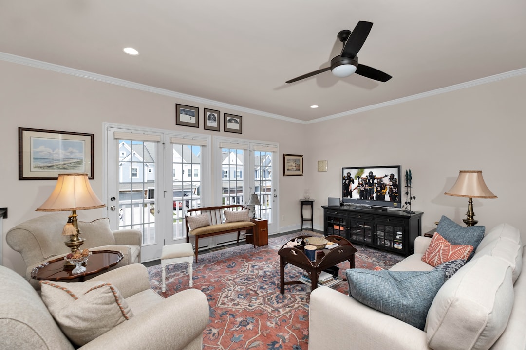 Living room before the example redesign